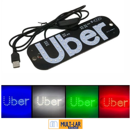 PLACA LED UBER