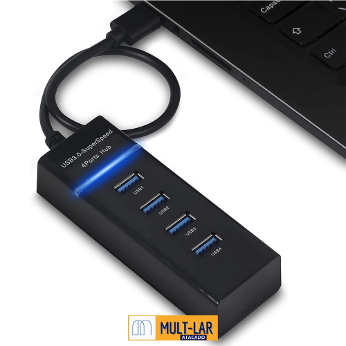 HUB USB 3.0 4 PORTAS AU-4U