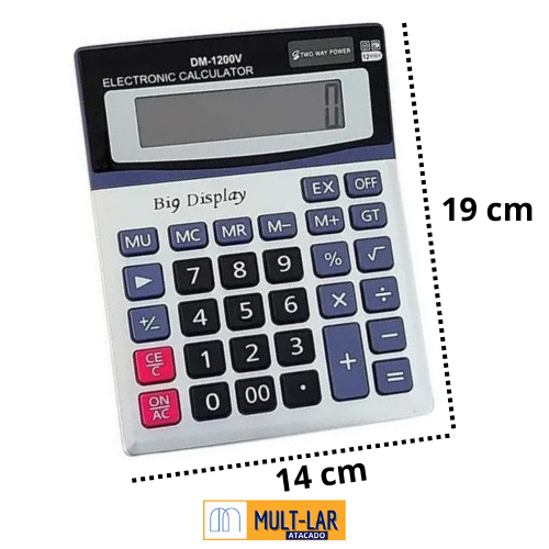 CALCULADORA 12 DÍGITOS MJS-005