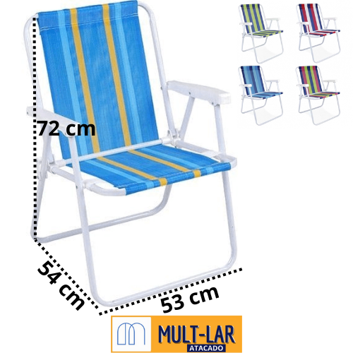 CADEIRA ALTA DOBRÁVEL AÇO MOR 002002