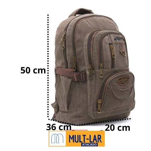 MOCHILA LONA 50 CM KV1882
