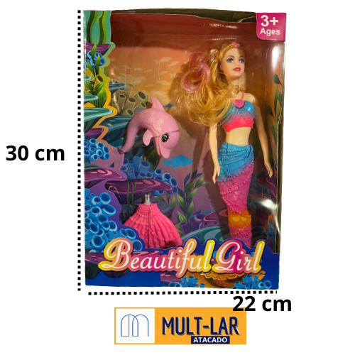 BONECA SEREIA COM LUZ LRS-1030