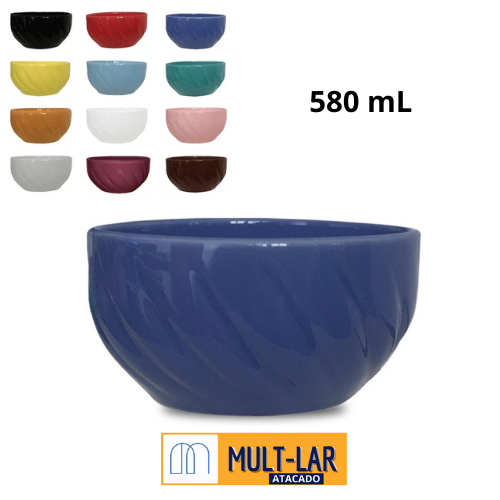 TIGELA ESPANHA 580ML COLORS SORTIDA 353