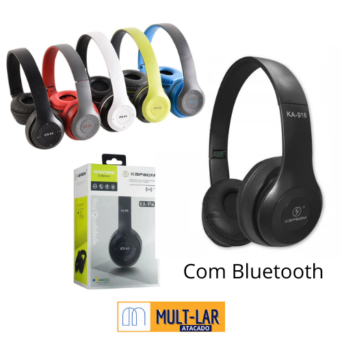 FONE HEADPHONE BLUETOOTH KA-916