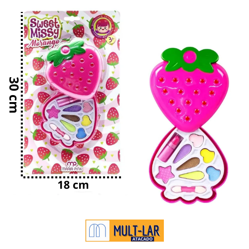 MAQUIAGEM INFANTIL MORANGO MP10019
