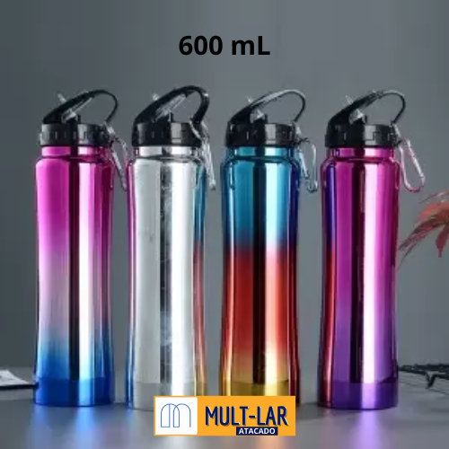 GARRAFA TÉRMICA 600ML EM3796