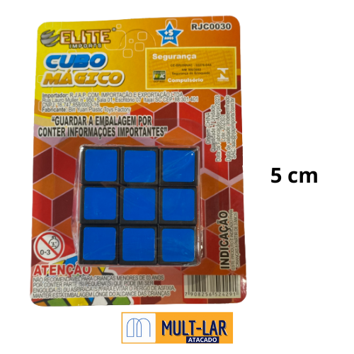 CUBO MÁGICO 5 CM PEQUENO RJC0030