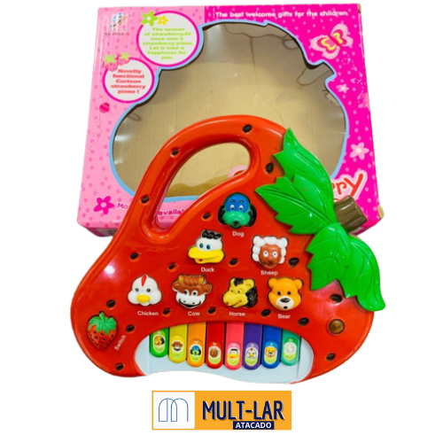 PIANO TECLADO INFANTIL MORANGO TN-263