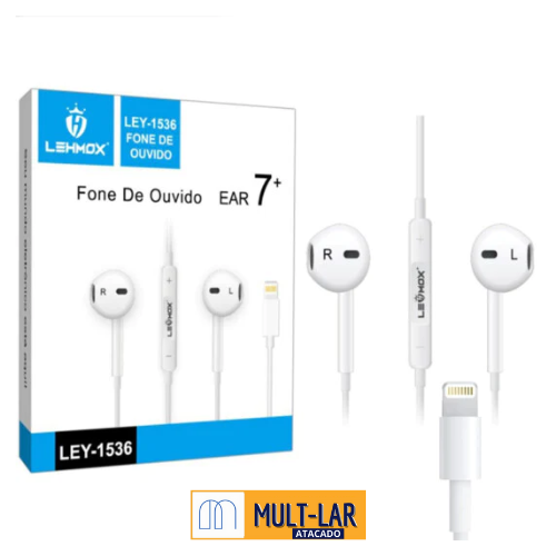 FONE C/ MICROFONE IPHONE LEY-1536
