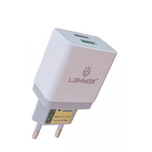 CARREGADOR CABECA 4.1A 2 USB LE-480
