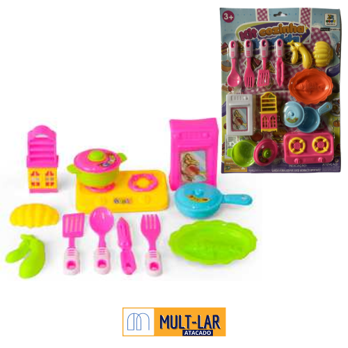 COZINHA CARTELA C/ 14 PEÇAS JR0337