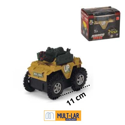 CARRINHO BATE VOLTA TANQUE MILITAR JR0448