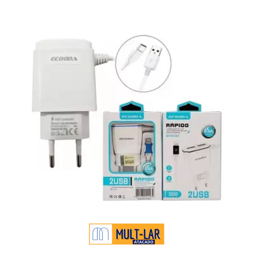 CARREGADOR TIPO C 5.1A ZY060-C