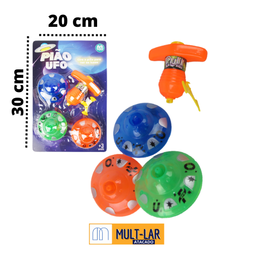 PIAO BEYBLADE C/ LANÇADOR 6 PEÇAS 18044