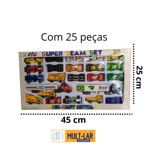KIT CARRINHO 25 PEÇAS - BBL-25