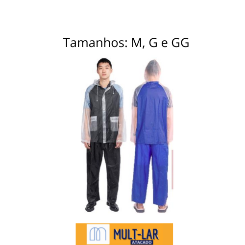 CAPA DE CHUVA ADULTO - HIMEB - CP16B-KIT
