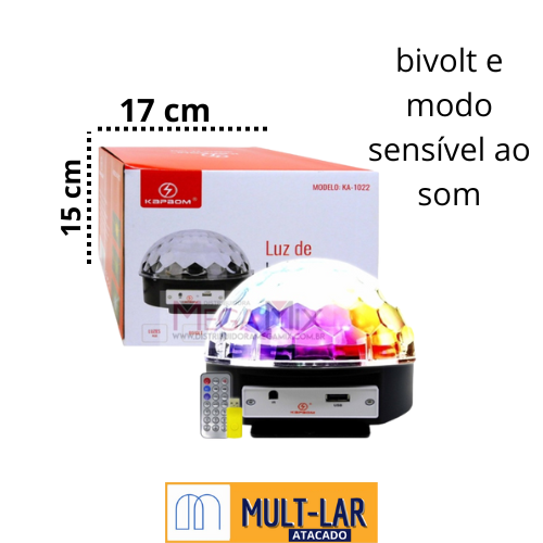 GLOBO LED BLUETOOTH KA-1022