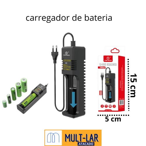 CARREGADOR 1 PILHA KA-1137