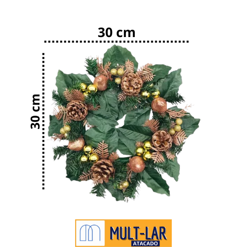 GUIRLANDA DE NATAL 30CM NTA65020