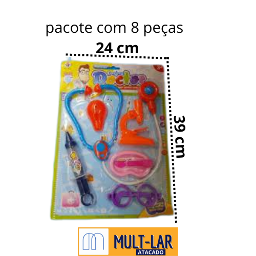 KIT MEDICO 8 PEÇAS GK0694