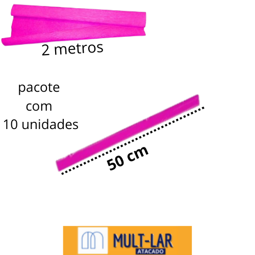 PAPEL CREPOM PINK 218 PCT C/ 10