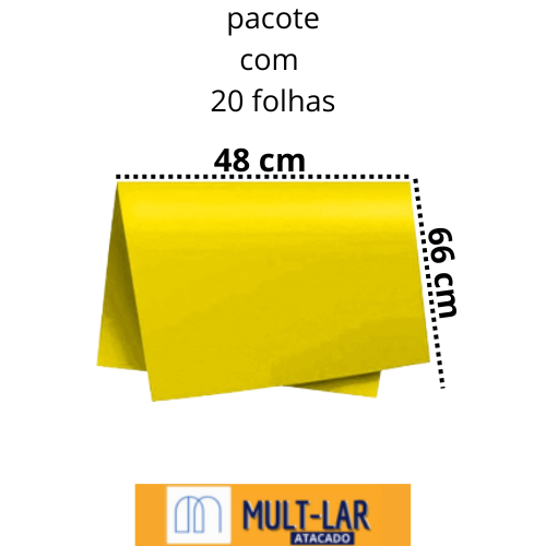 COLOR SET AMARELO PCT C/ 20 FOLHAS 104213