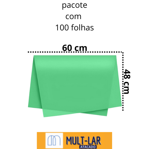 SEDA VERDE PCT C/ 100 FOLHAS 383