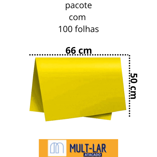 CARTOLINA AMARELA PCT C/ 100 109283