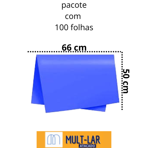 CARTOLINA AZUL PCT C/ 100 109283