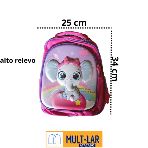 MOCHILA INFANTIL ALTO RELEVO 1205