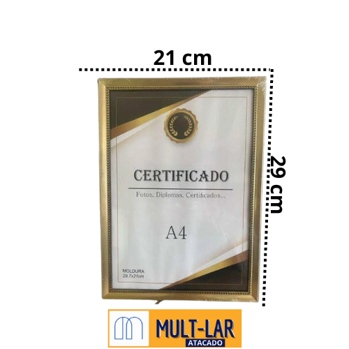 PORTA CERTIFICADO A4 21 X 29 CM PDI-11