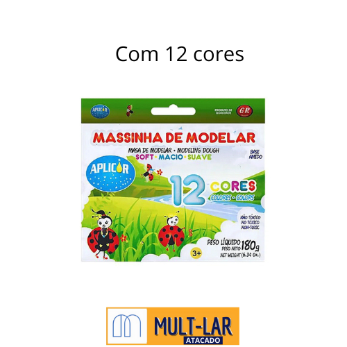 MASSA DE MODELAR 180G 12 CORES 26531