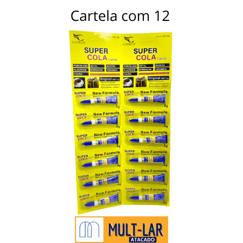 COLA INSTANTANEA 3G CT C/12 CRS-786