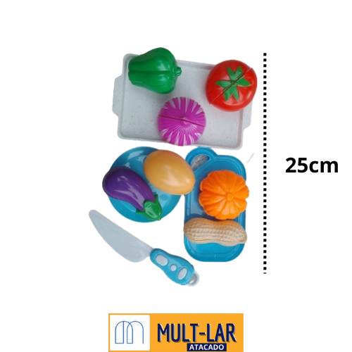 KIT COZINHA ALIMENTOS TOYS-23817