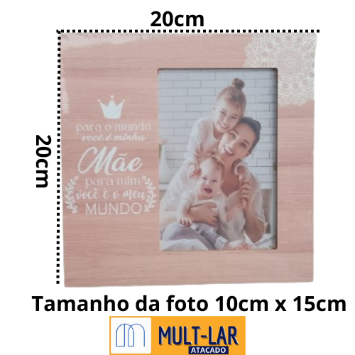 PORTA RETRATO MAE 10X15CM 9138