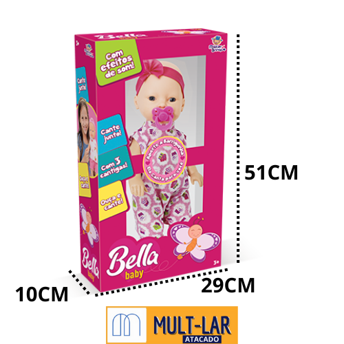 BONECA BELLA BABY 9910