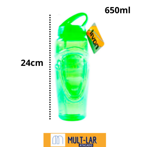 GARRAFA 650ML VERDE 2555