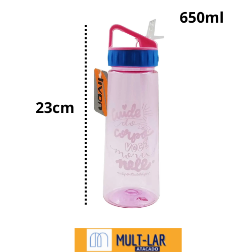 GARRAFA 650ML FRASES 4423