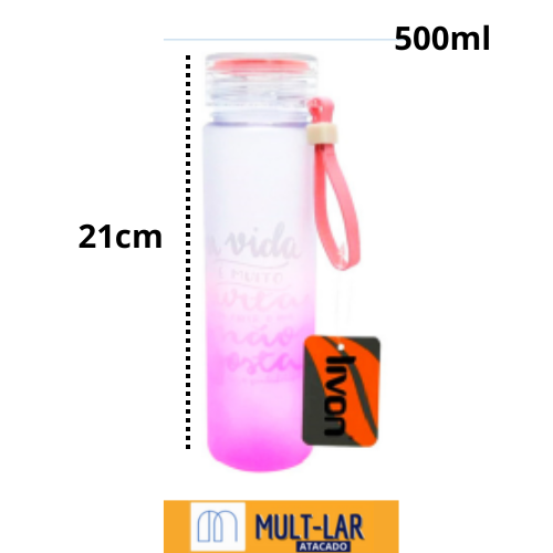 GARRAFA 500ML FRASES 4273