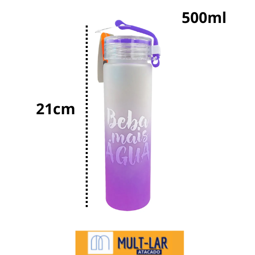 GARRAFA 500ML FRASES 4275