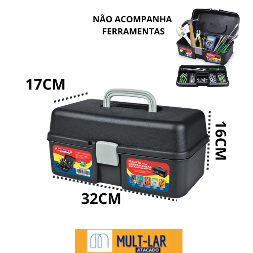 MALETA P| FERRAMENTAS C| BANDEJA MOVEL MF40