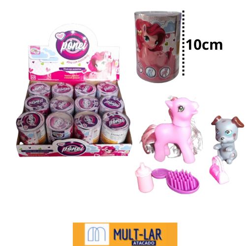 PONEY PEQ. COM ACESSORIOS WB7681 CAIXA COM 12