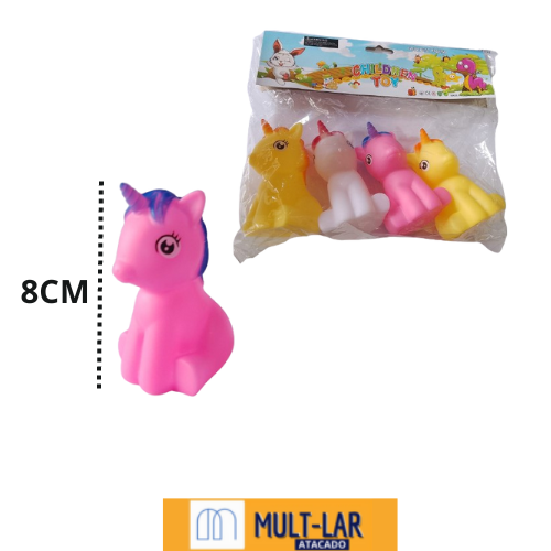 UNICORNIOS VINIL KIT C/ 4 UN TN-197