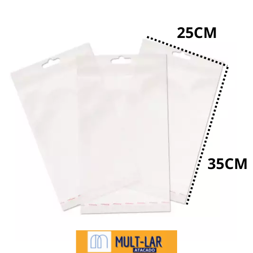 SACO TRANSP. 25 X 35CM + 3ABAS 11300667