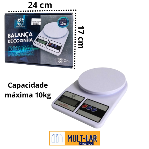 BALANÇA DE COZINHA 10KG DIGITAL CB3020
