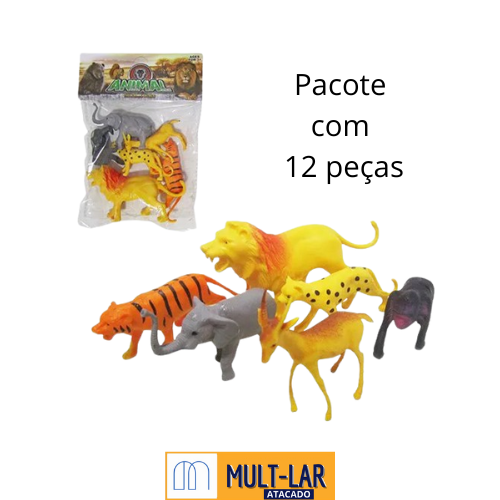 ANIMAL SELVAGEM 12PÇS TK-1501
