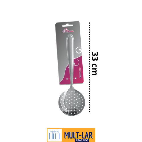 ESCUMADEIRA INOX SILVER 32CM 12398