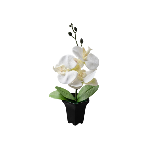 VASO FLOR ARTIFICIAL ORQUIDEA 30CM VA7037