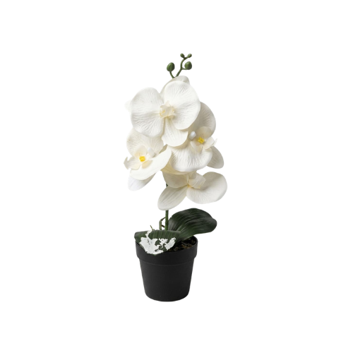 VASO FLOR ARTIFICIAL ORQUIDEA 30CM VA7010