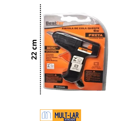 PISTOLA COLA QUENTE GD 12W BFH1602